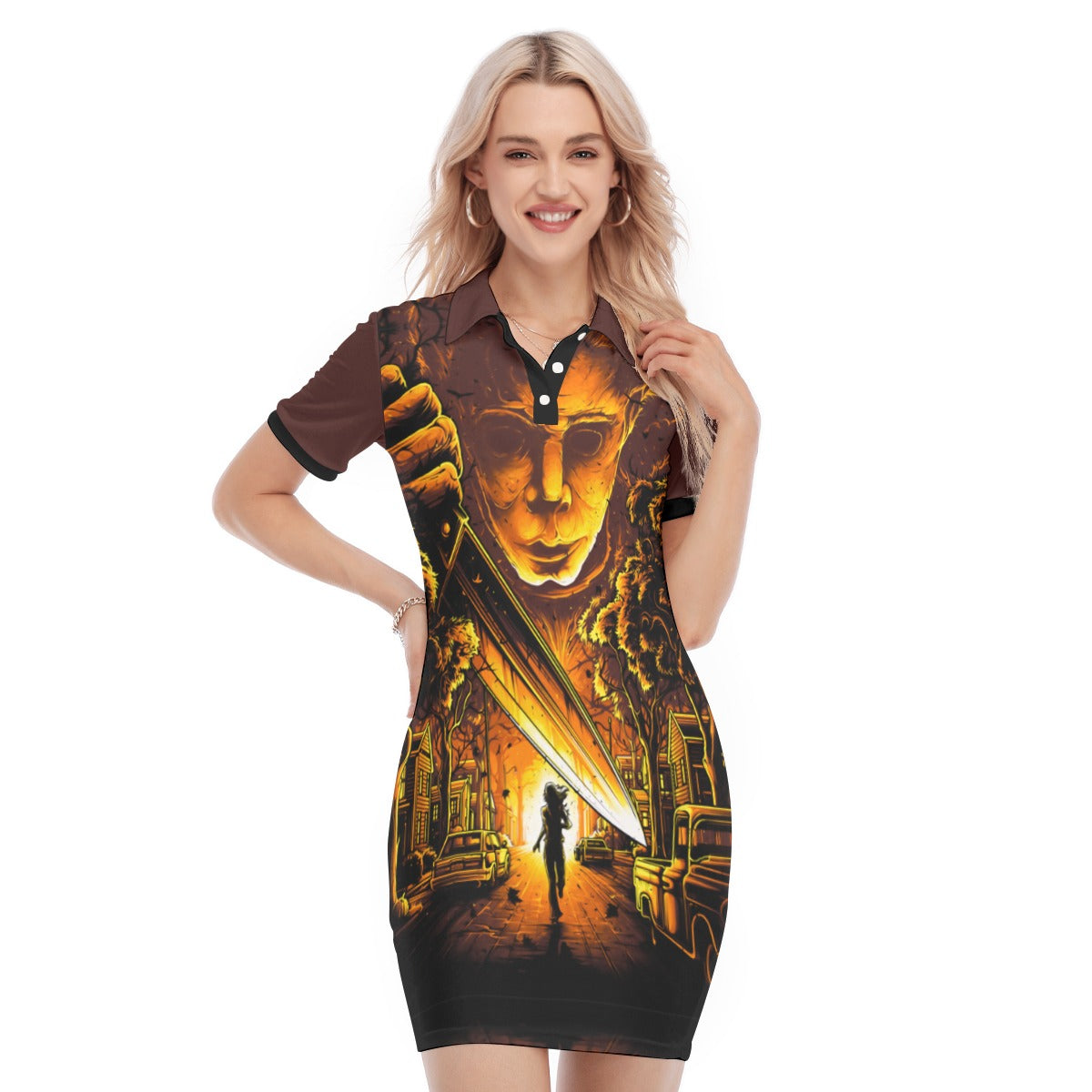 Michael Myers Polo Collar Dress