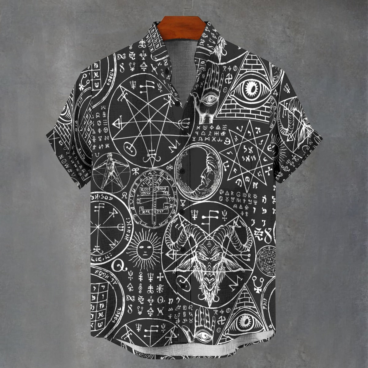 Dark Alchemy Stand Collar Shirt