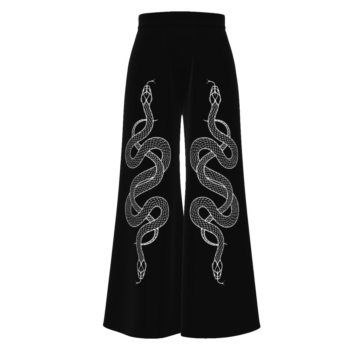 Twisted Serpents High Waist Wide Leg Trousers