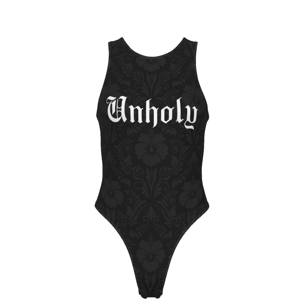 Unholy Flowers Tank Bodysuit