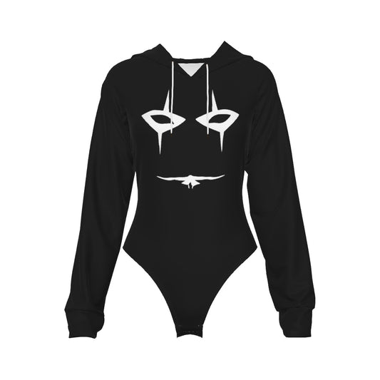 The Crow Hooded Bodysuit