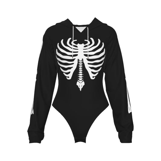 Bad 2 the Bone Hooded Bodysuit