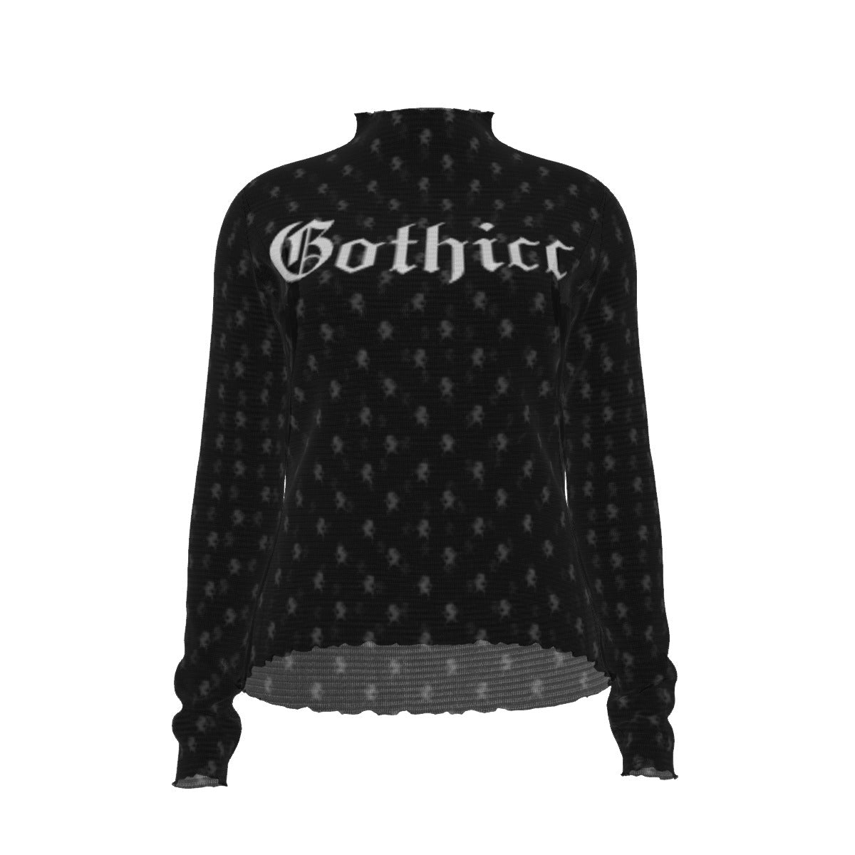 Gothicc Mesh Long Sleeve Top
