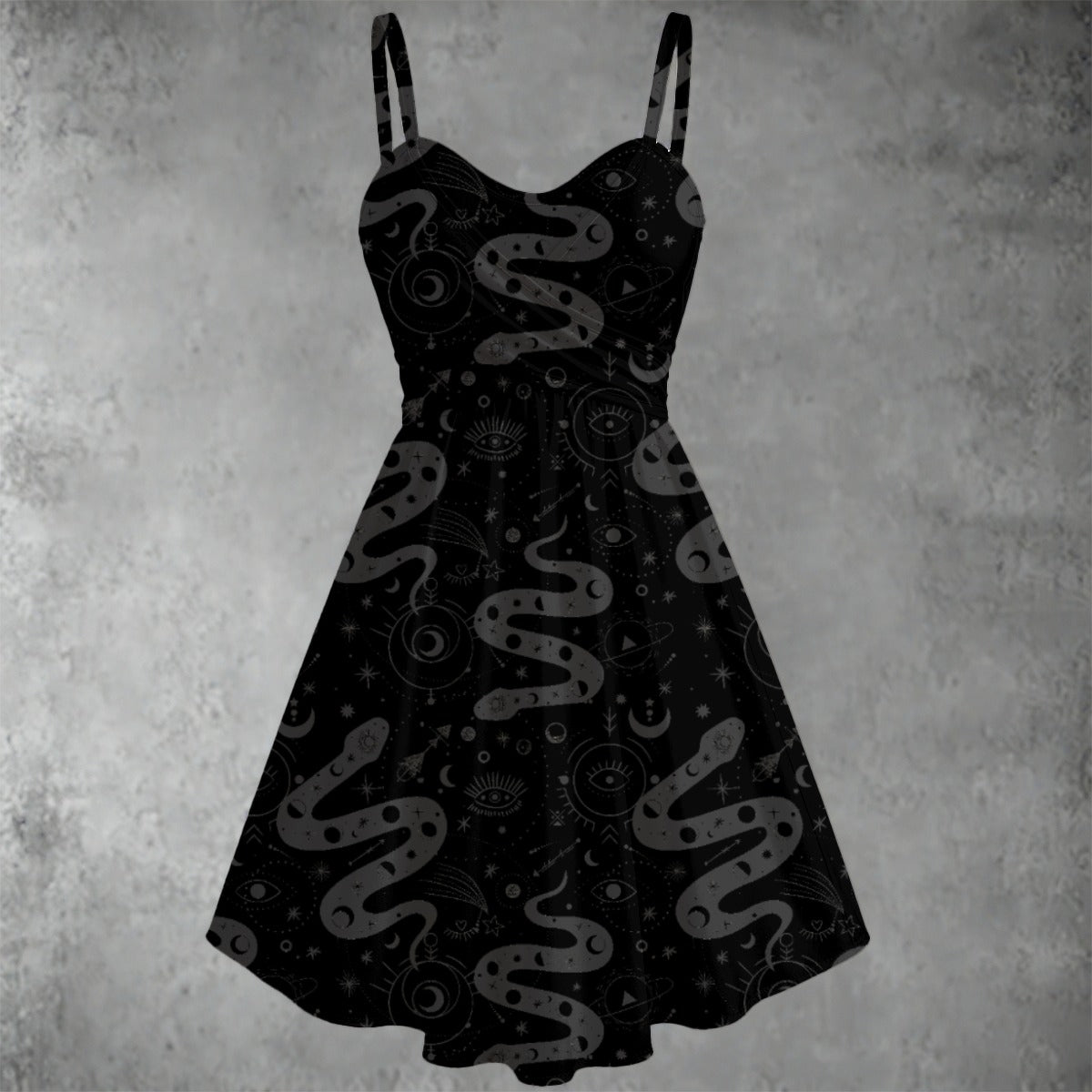 Serpent Magick Spaghetti Strap Dress