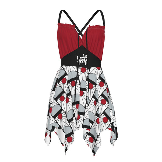 Demon Slayer Hanafuda Sleeveless Dress