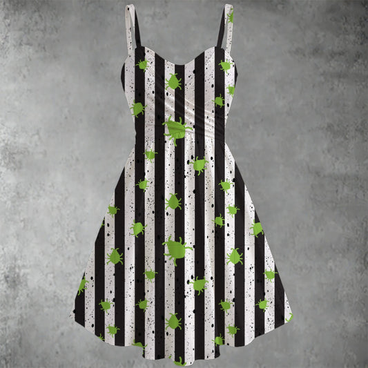 Beetleguise Spaghetti Strap Dress