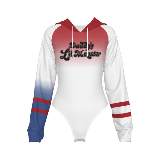 Harley Quinn Hooded Bodysuit