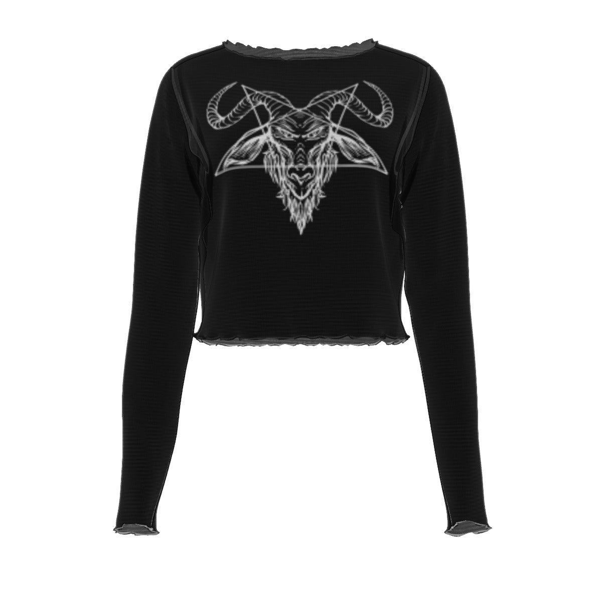 Baphomet Mesh Long Sleeves T-shirt