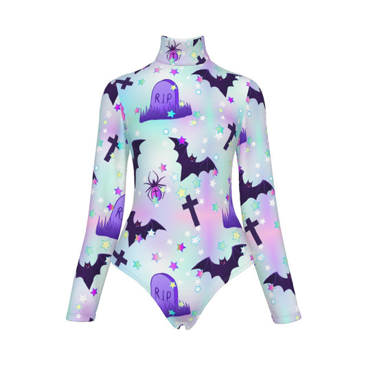 Pastel Goth Long Sleeve Bodysuit