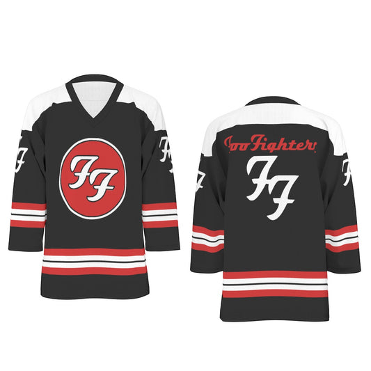 Foo Fighters Unisex V-neck Hockey Jersey
