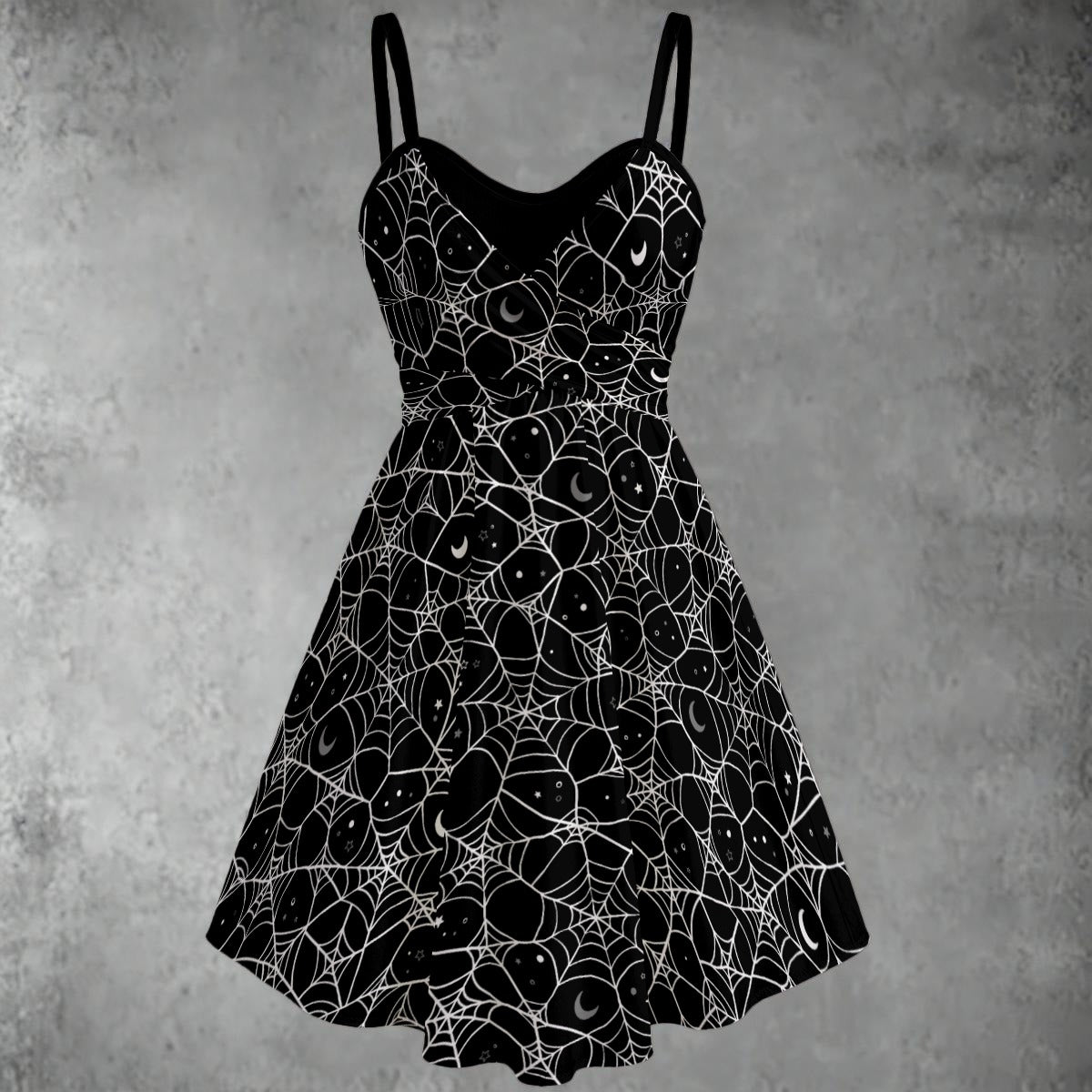 Cosmic Web Spaghetti Strap Dress
