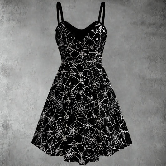 Cosmic Web Spaghetti Strap Dress