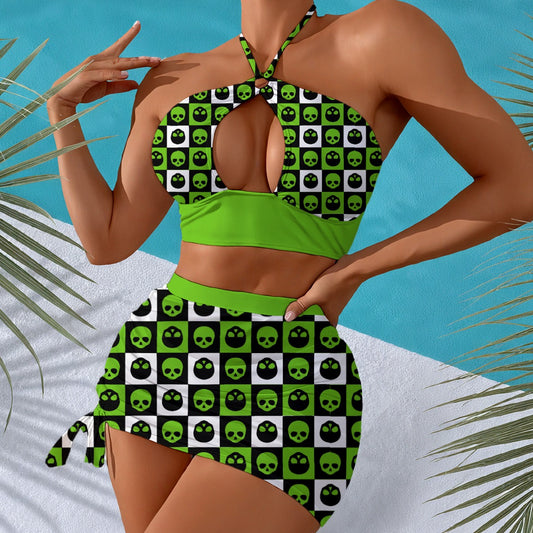 Alienator Halter Neck Swimming Suit