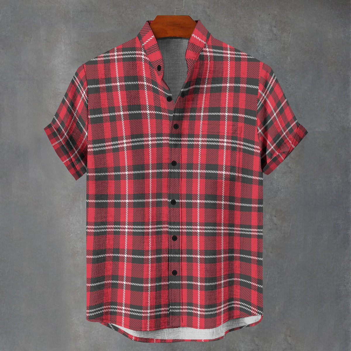 Cain Stand Collar Shirt