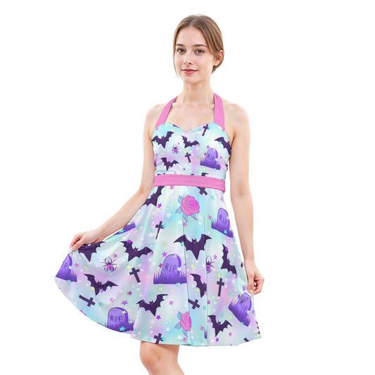 Paste Goth Skater Dress