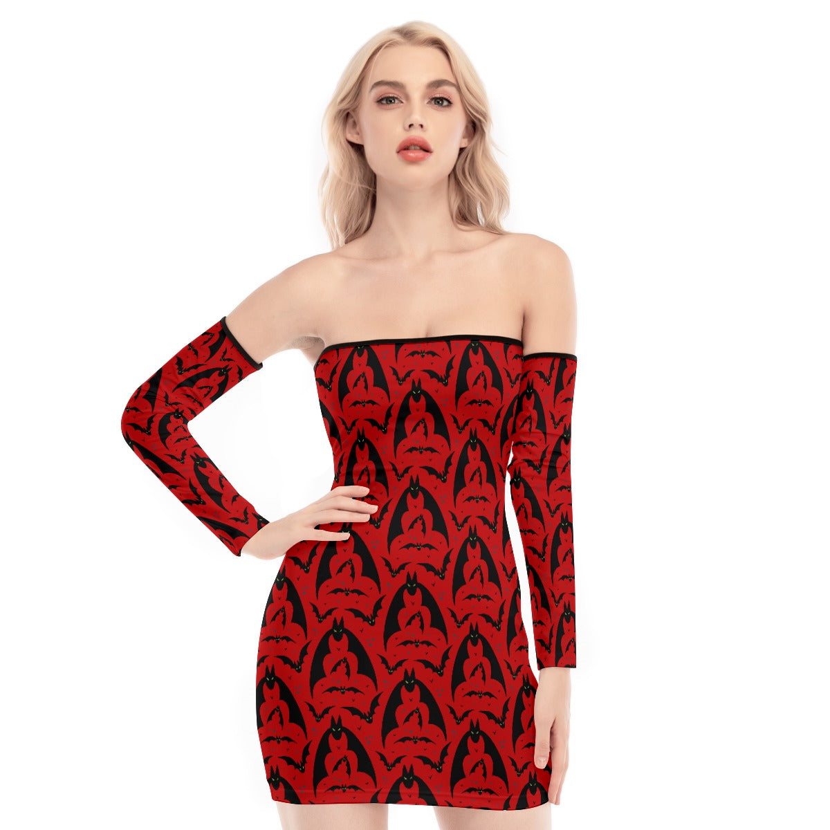 Bat Attack Lace-up Dress