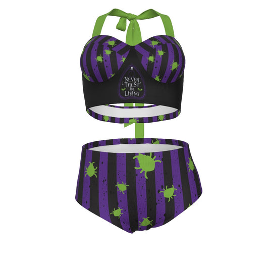 Beetleguise Pinup Vintage Swimsuit Set