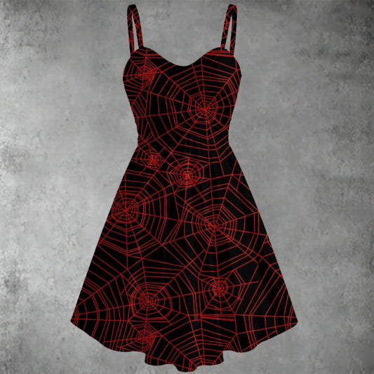 Red Queen Spaghetti Strap Dress