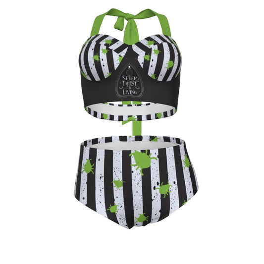 Beetleguise Pinup Vintage Swimsuit Set