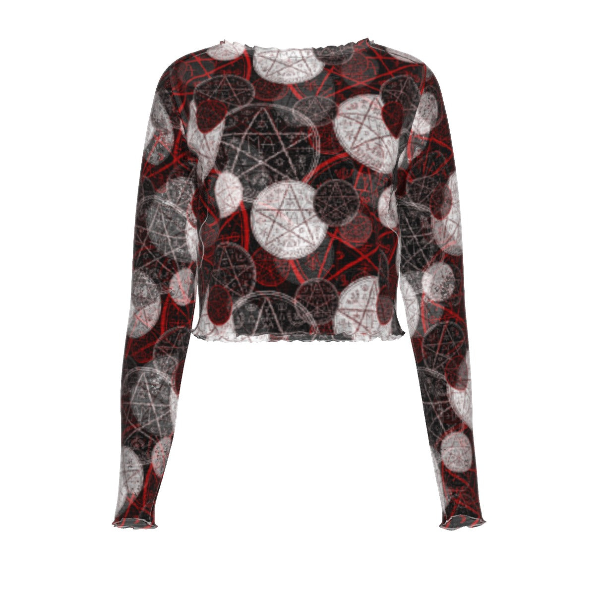 Demonology Mesh Long Sleeves T-shirt