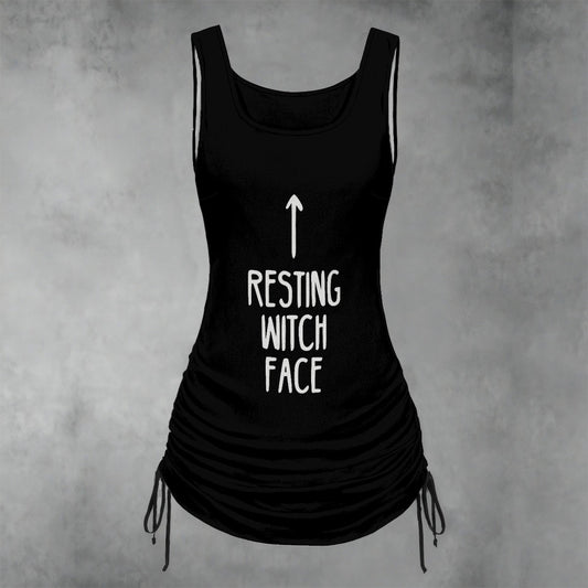 Witch Rule Layered Tank Dress