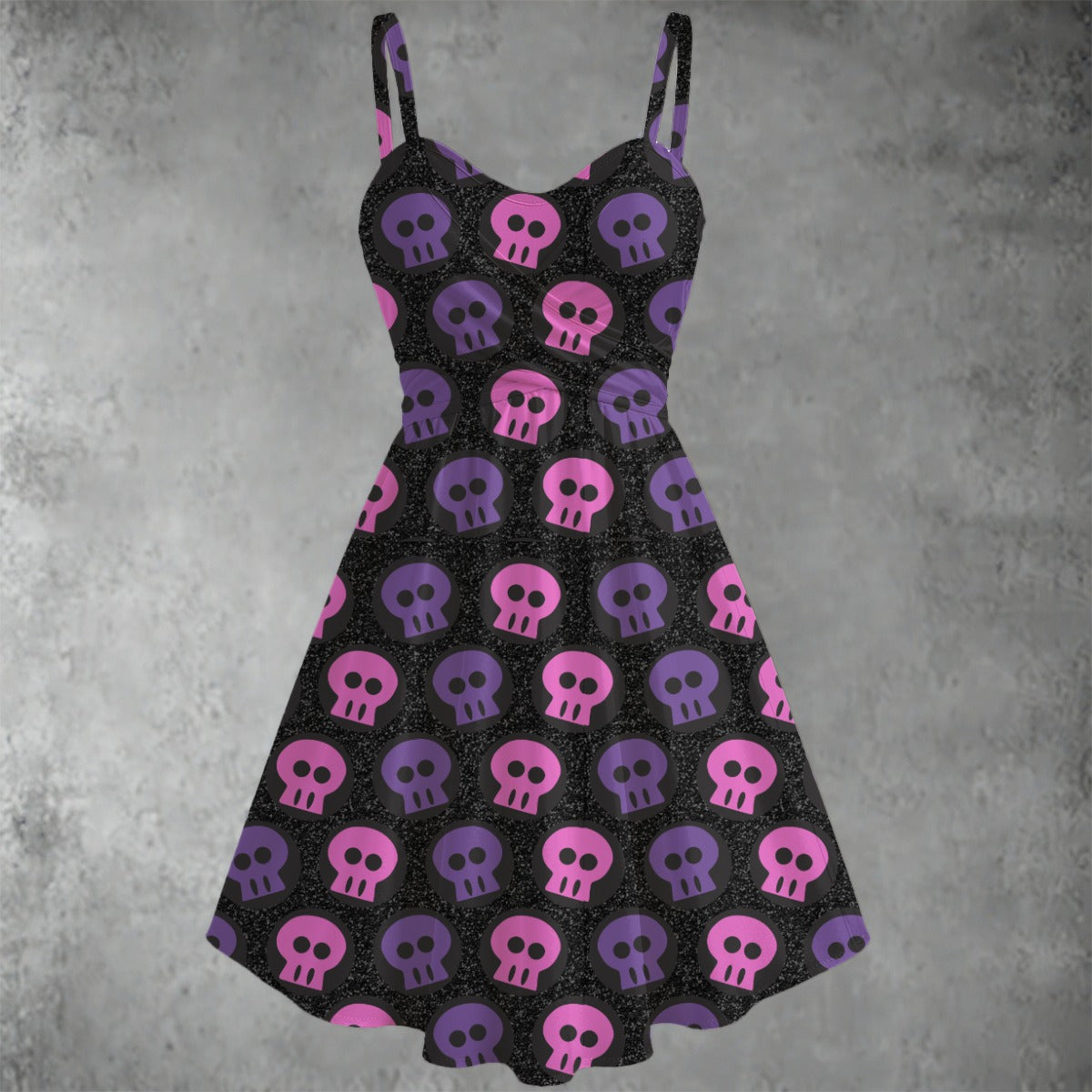 Skull Kandy Spaghetti Strap Dress