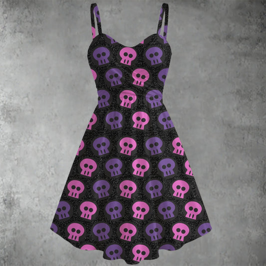 Skull Kandy Spaghetti Strap Dress