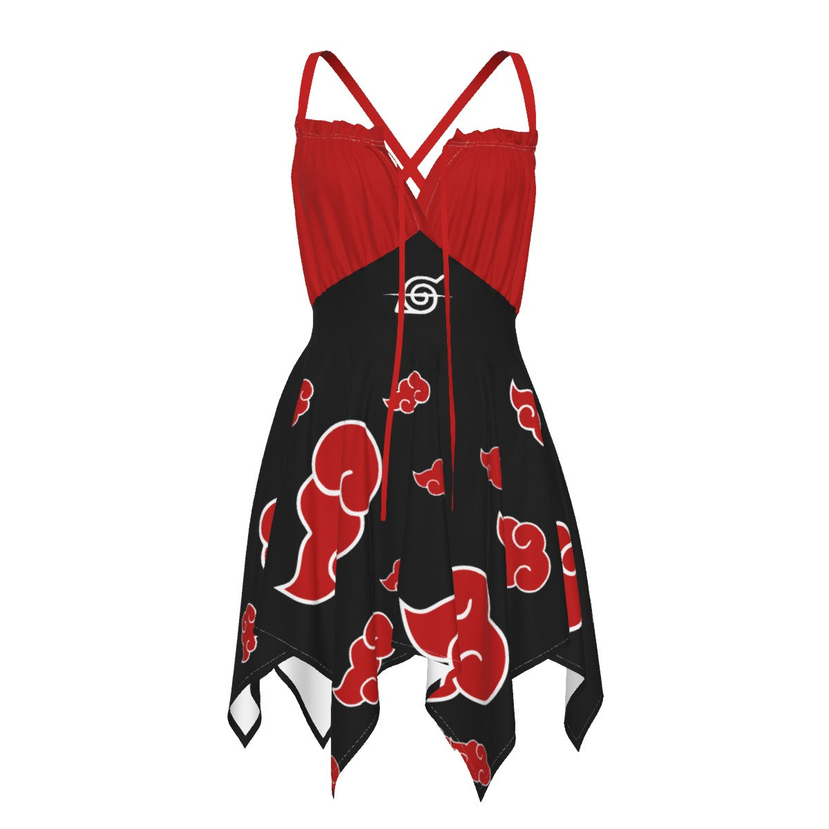 Red Cloud Sleeveless Slip Dress