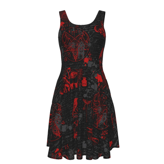 Redrum Skater Dress W / Pockets