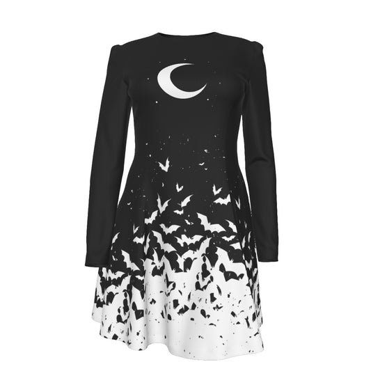 Midnight Dawn Pleated Dress