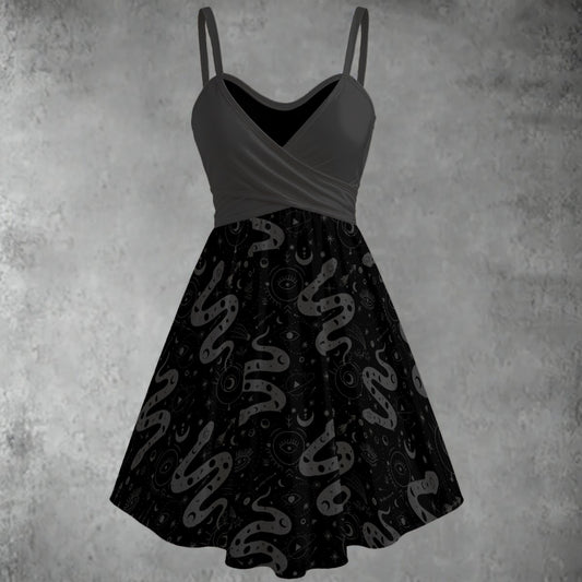 Serpent Magick Spaghetti Strap Dress