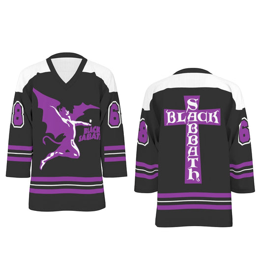 Black Sabbath Unisex V-neck Hockey Jersey