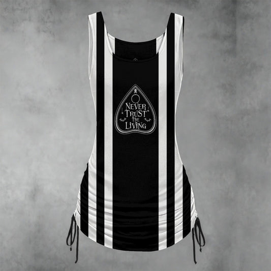 Never Trust Layered Tank Dress