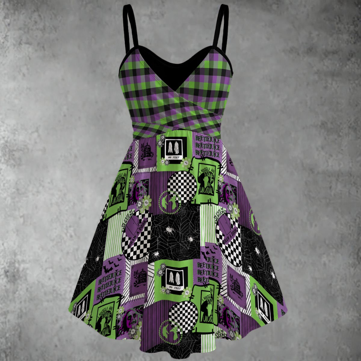 Never Trust the Living Spaghetti Strap Dress