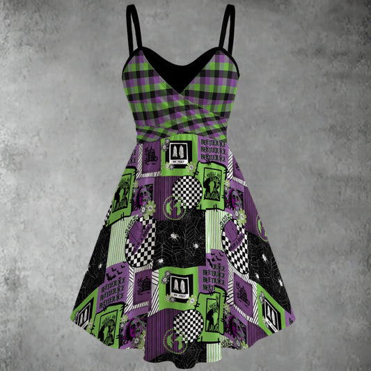 Never Trust the Living Spaghetti Strap Dress