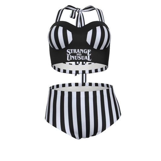 Strange & Unusual Pinup Vintage Swimsuit Set