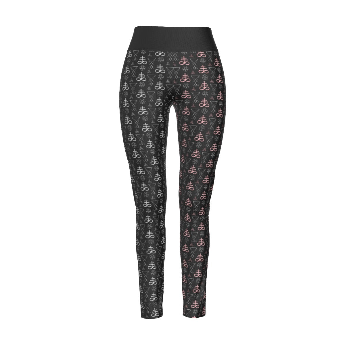 Luciferian High Waist Leggings