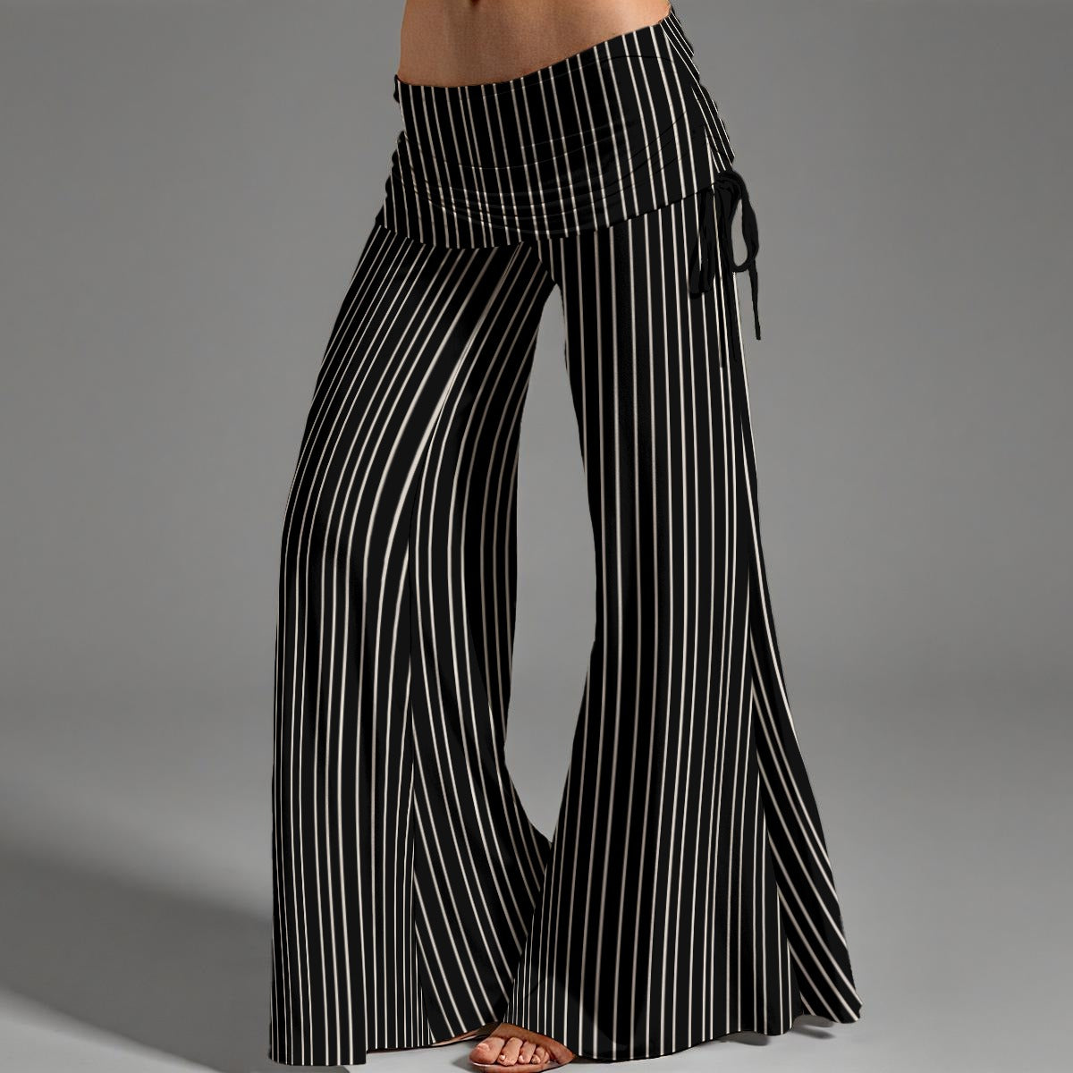 Cruriosus High Waist Wide Leg Pants