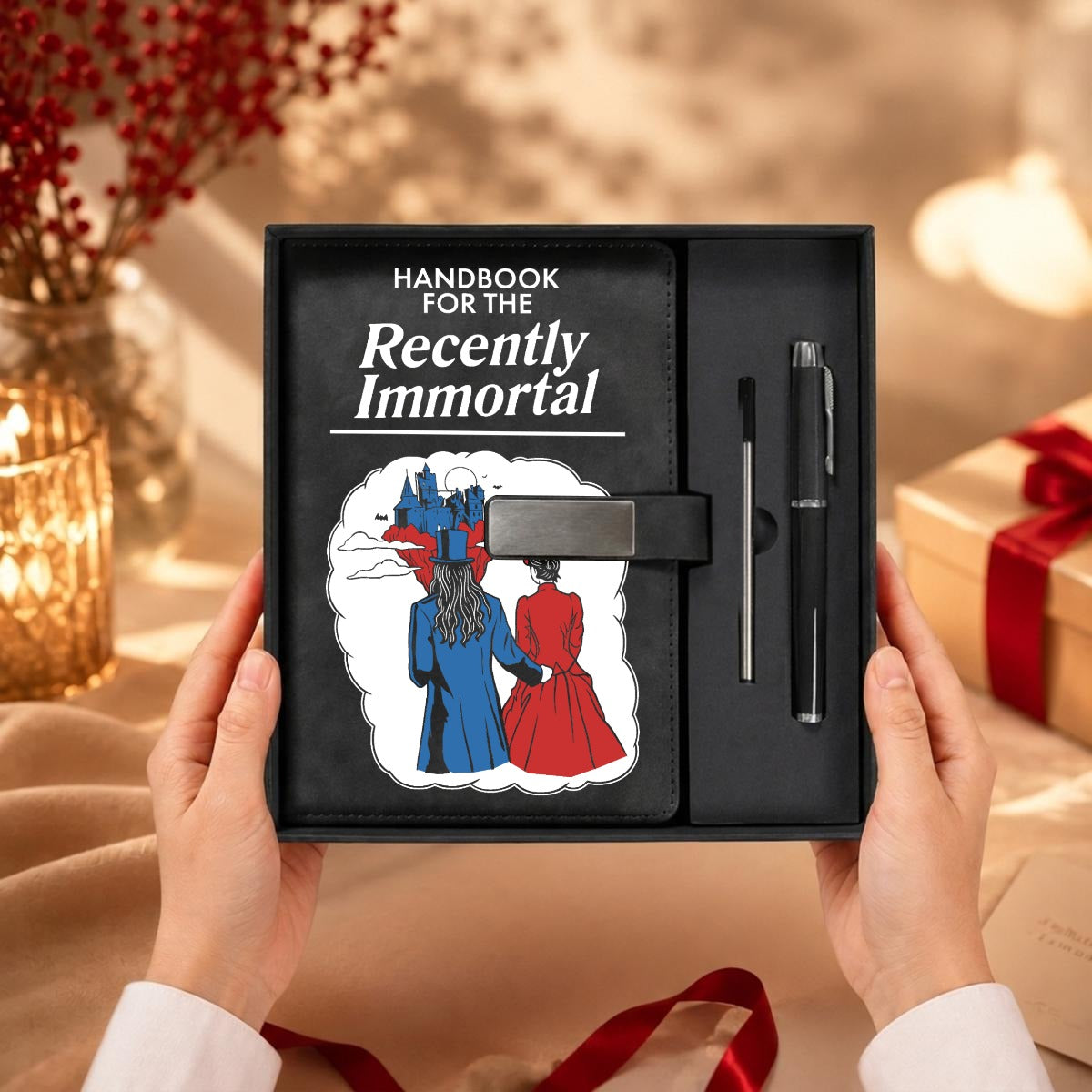 Recently Immortal Notebook Gift Set with Metal Pen