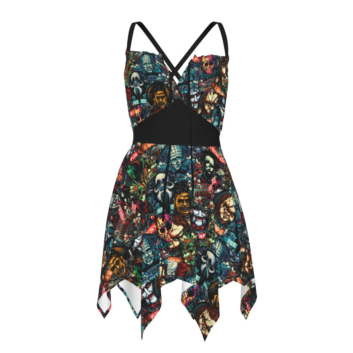 Monster Mash Sleeveless Slip Dress