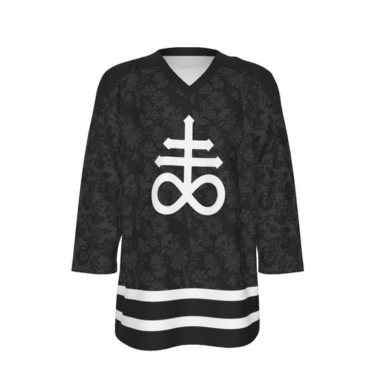 Gothicc Unisex V-neck Hockey Jersey