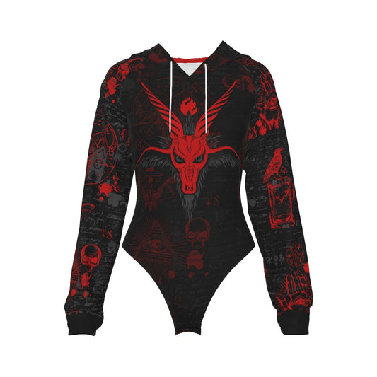 Redrum Hooded Bodysuit