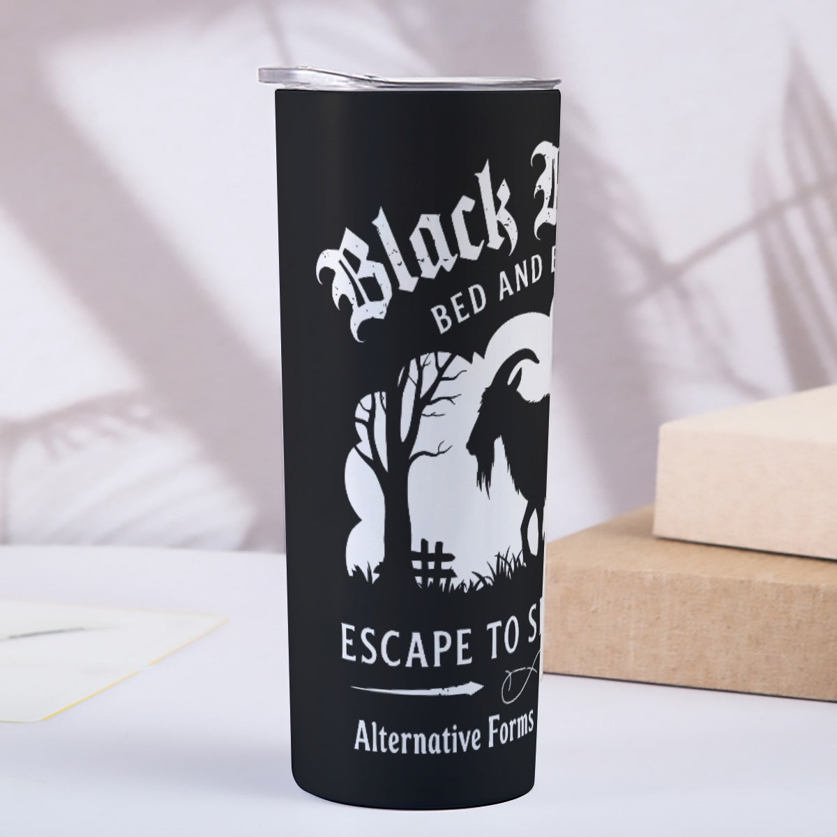 Black Phillip Bed & Breakfast - Stainless Steel 20oz Skinny Tumbler