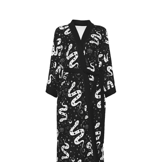 Serpent Magick Women's Satin Kimono Robe