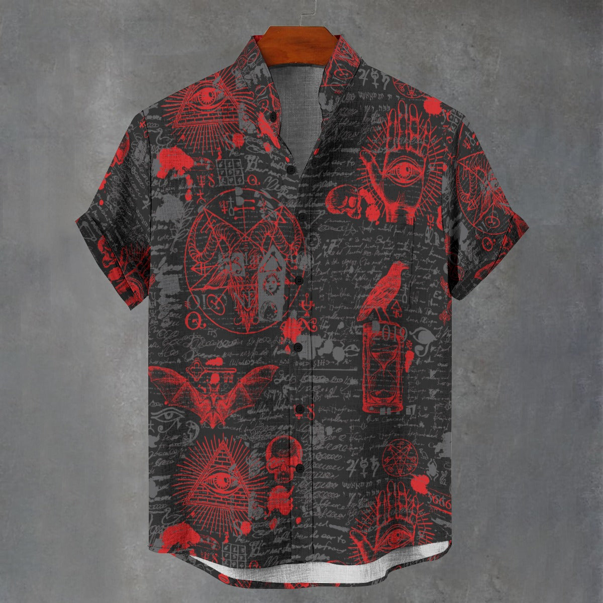 Redrum Stand Collar Shirt