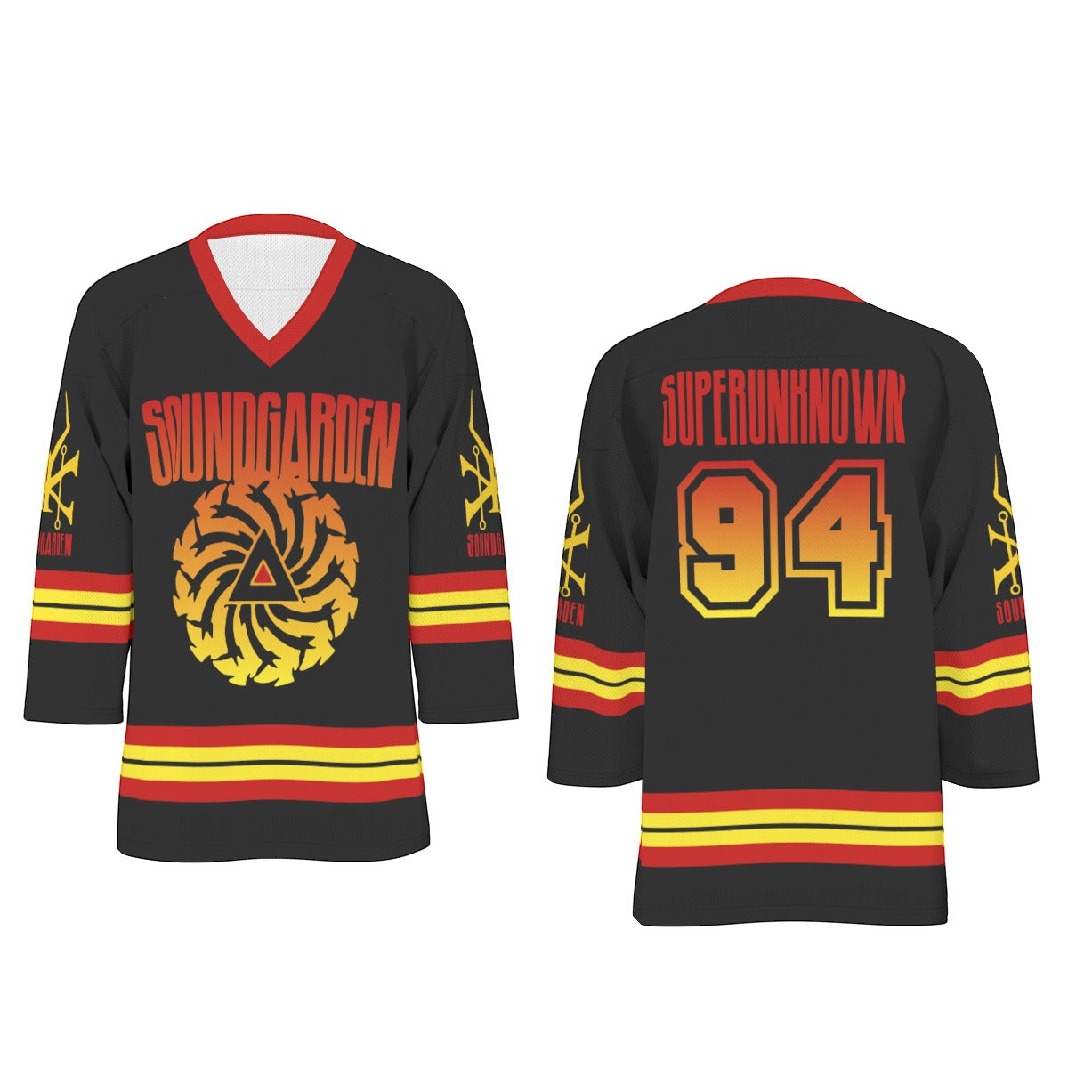 Soundgarden Unisex V-neck Hockey Jersey