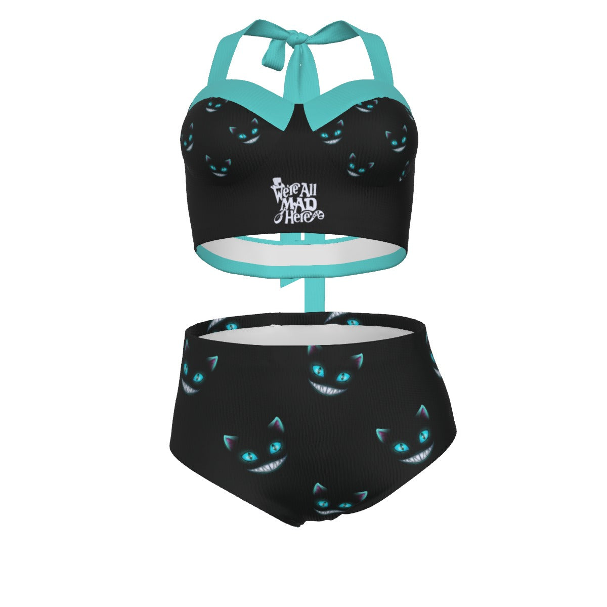 Madd Here Pinup Vintage Swimsuit Set