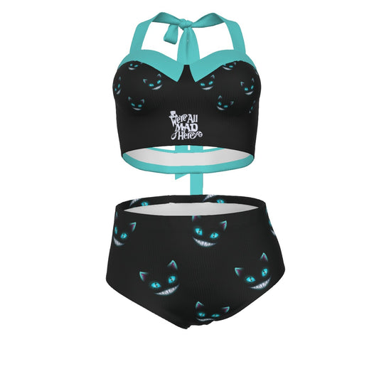 Madd Here Pinup Vintage Swimsuit Set