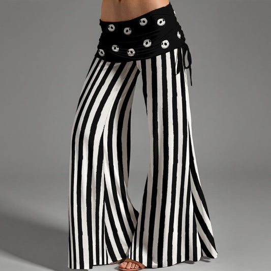 Nightmare X High Waist Wide Leg Pants