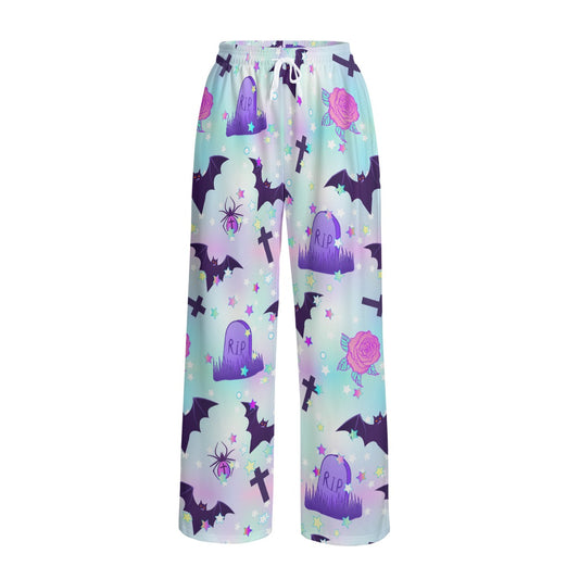 Pastel Goth Wide Leg Pants